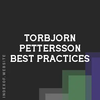 Torbjorn Pettersson Best Practices | Indexof