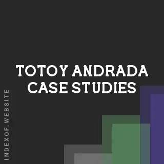 Totoy Andrada Case Studies | Indexof