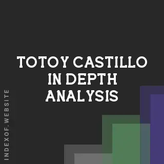 Totoy Castillo In-Depth Analysis | Indexof