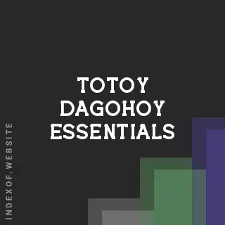 Totoy Dagohoy Essentials | Indexof