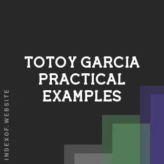 Totoy Garcia Practical Examples | Indexof