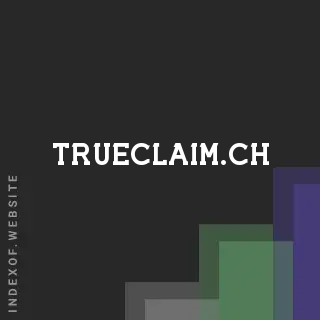 trueclaim.ch by Diether Dayag site -  Indexof