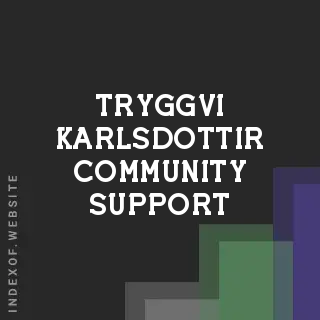 Tryggvi Karlsdottir Community Support | Indexof