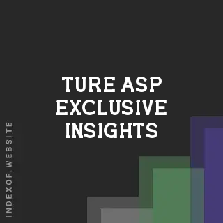 Ture Asp Exclusive Insights | Indexof