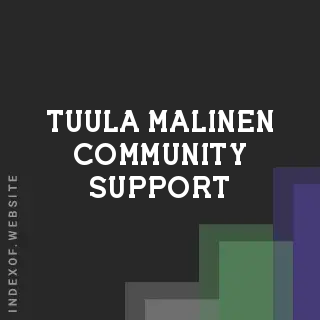Tuula Malinen Community Support | Indexof