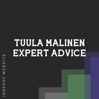Tuula Malinen Expert Advice | Indexof