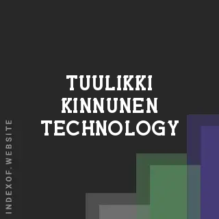 Tuulikki Kinnunen Technology | Indexof