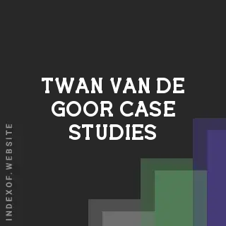 Twan van de Goor Case Studies | Indexof