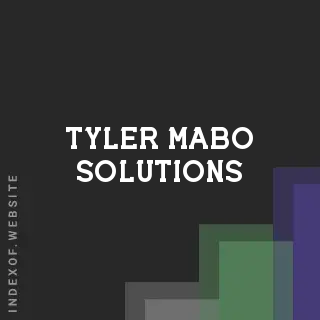 Tyler Mabo Solutions | Indexof