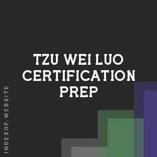 Tzu-wei Luo Certification Prep | Indexof