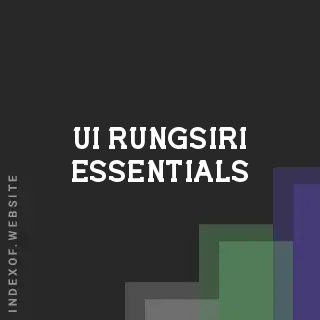 Ui Rungsiri Essentials | Indexof