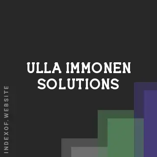 Ulla Immonen Solutions | Indexof