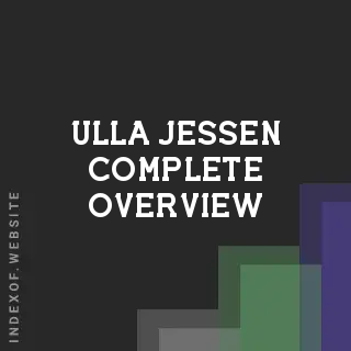Ulla Jessen Complete Overview | Indexof