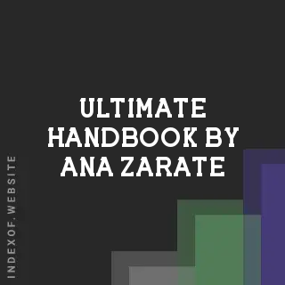 Ultimate Handbook by Ana Zarate | Indexof