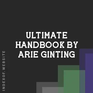 Ultimate Handbook by Arie Ginting | Indexof