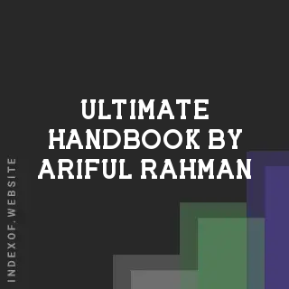 Ultimate Handbook by Ariful Rahman | Indexof