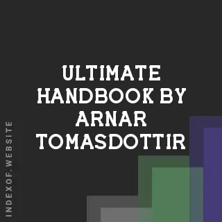 Ultimate Handbook by Arnar Tomasdottir | Indexof