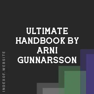 Ultimate Handbook by Arni Gunnarsson | Indexof