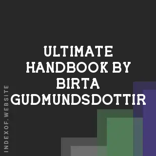 Ultimate Handbook by Birta Gudmundsdottir | Indexof