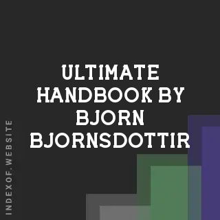 Ultimate Handbook by Bjorn Bjornsdottir | Indexof
