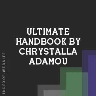 Ultimate Handbook by Chrystalla Adamou | Indexof