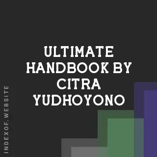 Ultimate Handbook by Citra Yudhoyono | Indexof