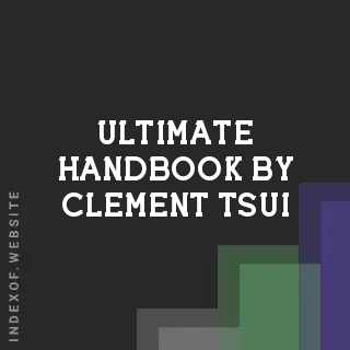 Ultimate Handbook by Clement Tsui | Indexof