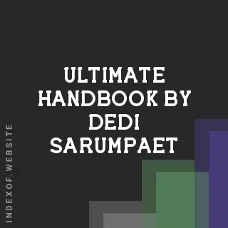 Ultimate Handbook by Dedi Sarumpaet | Indexof