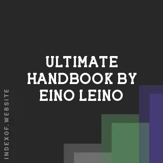 Ultimate Handbook by Eino Leino | Indexof