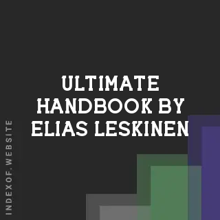 Ultimate Handbook by Elias Leskinen | Indexof