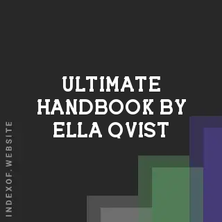 Ultimate Handbook by Ella Qvist | Indexof