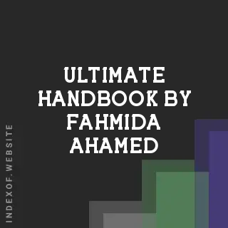 Ultimate Handbook by Fahmida Ahamed | Indexof