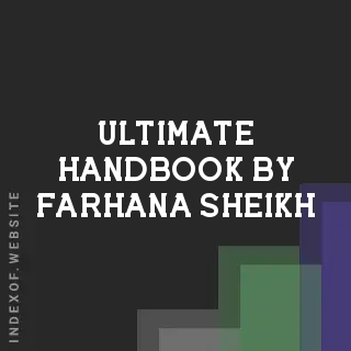 Ultimate Handbook by Farhana Sheikh | Indexof