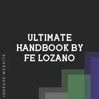 Ultimate Handbook by Fe Lozano | Indexof