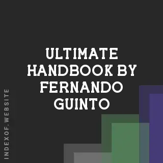 Ultimate Handbook by Fernando Guinto | Indexof