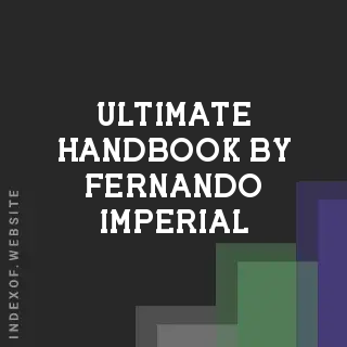 Ultimate Handbook by Fernando Imperial | Indexof
