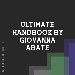 Ultimate Handbook by Giovanna Abate | Indexof