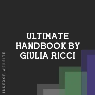Ultimate Handbook by Giulia Ricci | Indexof