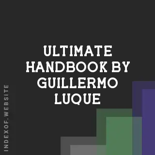 Ultimate Handbook by Guillermo Luque | Indexof