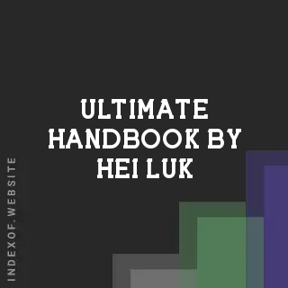 Ultimate Handbook by Hei Luk | Indexof
