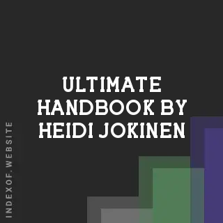 Ultimate Handbook by Heidi Jokinen | Indexof