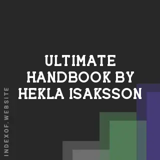 Ultimate Handbook by Hekla Isaksson | Indexof