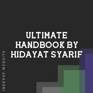 Ultimate Handbook by Hidayat Syarif | Indexof