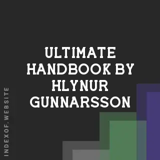 Ultimate Handbook by Hlynur Gunnarsson | Indexof