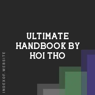 Ultimate Handbook by Hoi Tho | Indexof