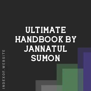 Ultimate Handbook by Jannatul Sumon | Indexof