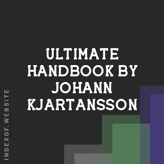 Ultimate Handbook by Johann Kjartansson | Indexof