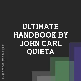 Ultimate Handbook by John Carl Quieta | Indexof