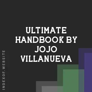 Ultimate Handbook by Jojo Villanueva | Indexof