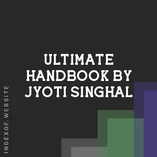 Ultimate Handbook by Jyoti Singhal | Indexof